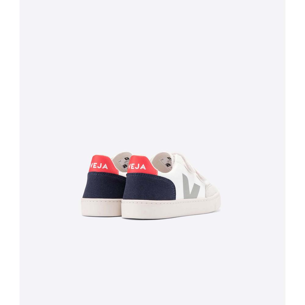 White Kids' Veja V-12 CHROMEFREE Shoes | AU 751HAP